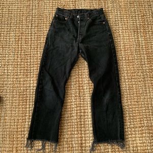 vintage black levis 501